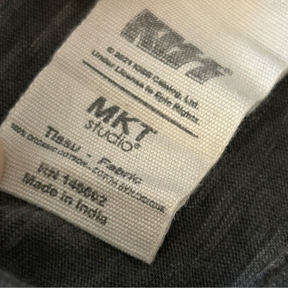 KISS Cropped Gray Graphic T-Shirt M - Picture 9 of 9